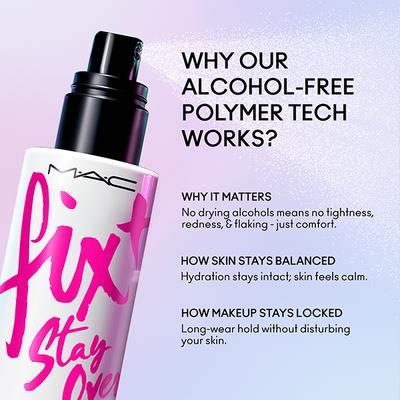 M.A.C Fix+ Stay Over Alcohol-Free 24HR Setting Spray 100 ml - Primer