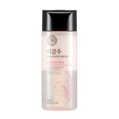 The Face Shop Rice Water Bright Lip & Eye Makeup Remover Liquid 120 Ml - Make Up Removers