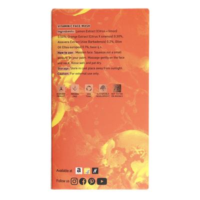 Fashion Colour Vitamin C Face Wash 130 gm - Face Wash & Cleansers