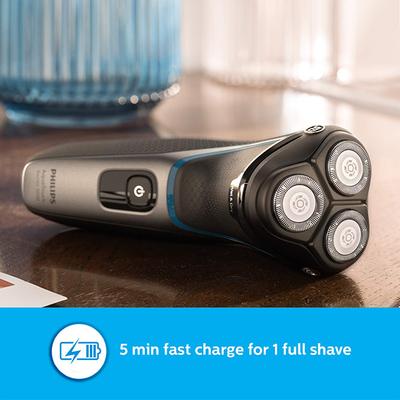 Philips Cordless Electric Shaver , 5D Pivot & Flex Heads, 27 Comfort Cut Blades (S3122/55) 1's - Shavers