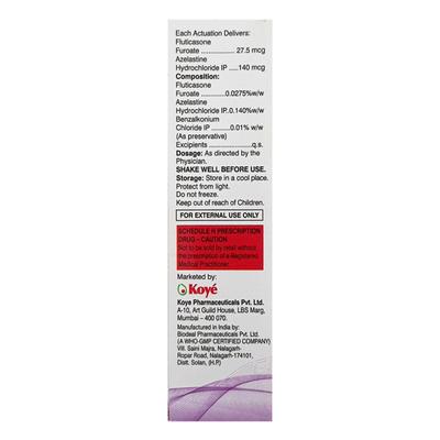 Spiroflut A 27.5/140mcg Nasal Spray 70Md - Nasal Congestion-Nas
