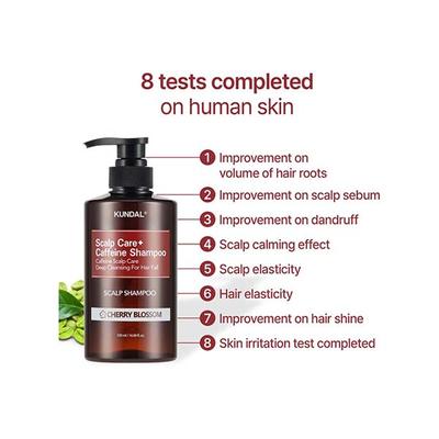 Kundal Caffeine Scalp Shampoo Cherry Blossom 500 ml - Shampoos