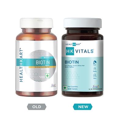 HealthKart HK Vitals Biotin Tablet 90's - Hair & Skin