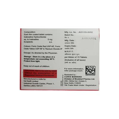 CORABRAD 5 Tablet 15's - Angina