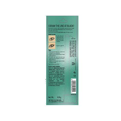 Lakme Eyeconic Insta Cool Kajal Black 0.35 Gm - Kajal & Kohls