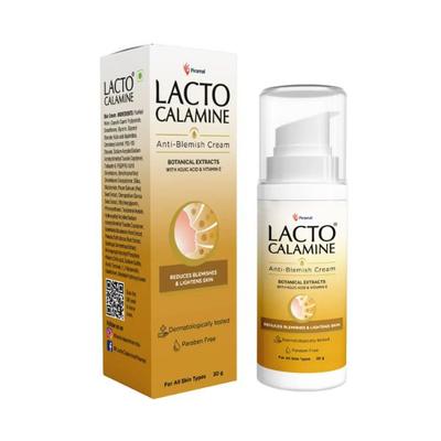 Lacto Calamine Anti Blemish cream for pigmentation & blemish removal & brighten skin tone. 30gm 1's - Bb & Cc Creams