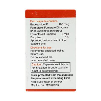 Budamate 100 Transcap 30'S - Asthma/COPD-Ast
