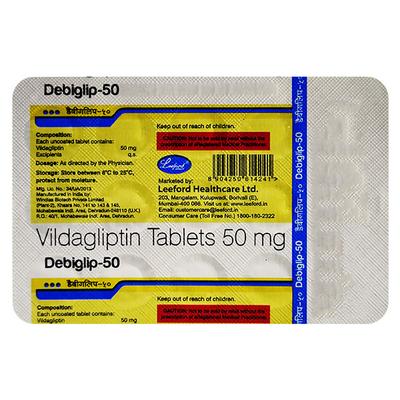 DEBIGLIP 50 Tablet 15's - Diabetes-Ant