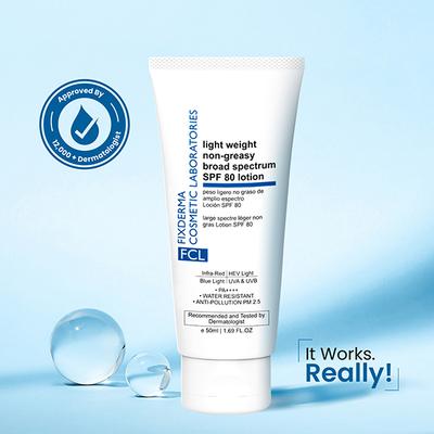 FCL Non Greasy Broad Spectrum SPF 80 50 ml - Face Sunscreen