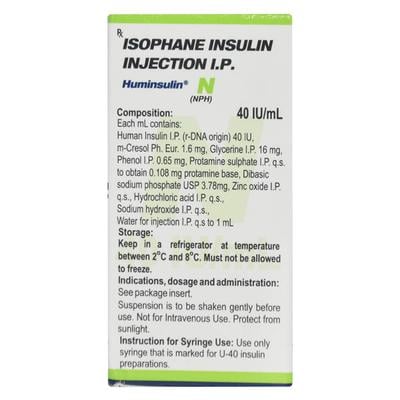 Huminsulin N 40IU Injection 1X10ml - Diabetes-Ins