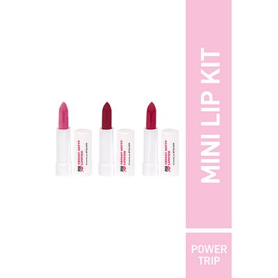 MyGlamm POPxo Makeup Collection -Mini Lip Kit-Power Trip-7.5gm - Lipsticks