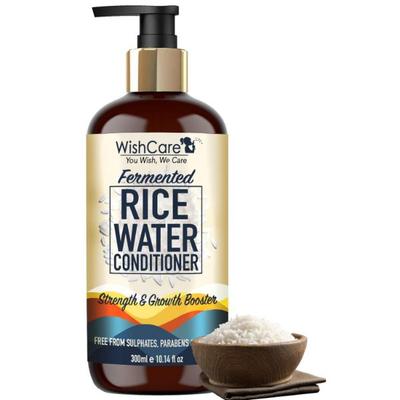 WishCare Fermented Rice Water Conditioner - Strength &rowth Formula - For Dry & Frizzy Hair - Free from Mineral Oils 300 ml - Conditioners