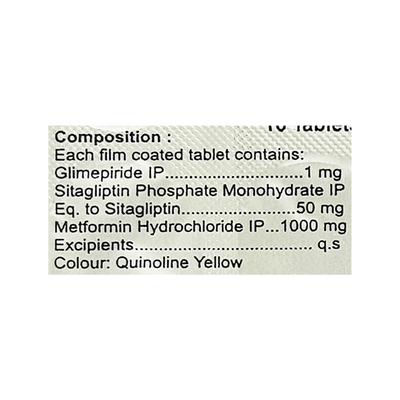 LUPISIT GM 1/1000 Tablet 10's - Diabetes-Ant