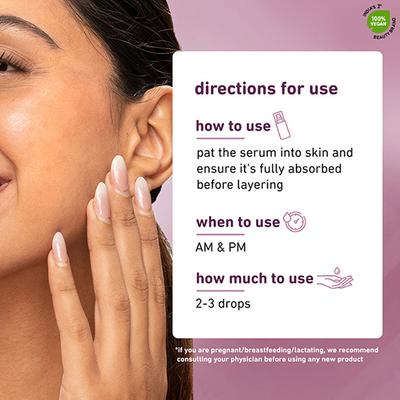 Plum Thinkderma 1% Encapsulated Resveratrol & 7.5% Vitamin C Face Serum Boosts Glow 30ml - Face Serum