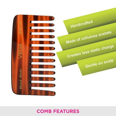 Vega Handcrafted Comb (Hmc - 29) - Hair Combs