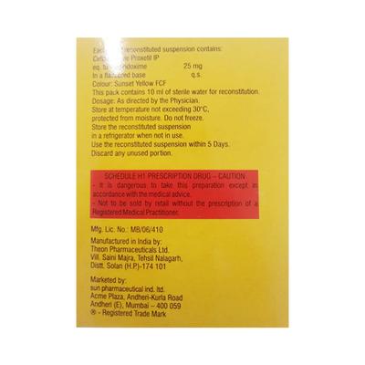 CEPODEM Orange Flavour DROPS Dry Suspension 10ml - Bacterial Infections-Cep