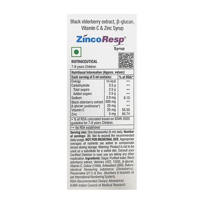 ZINCORESP Syrup 150ml - Supplements-Vam