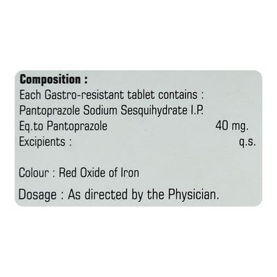PANBASE 40 Tablet 10's - Ulcer/Reflux/Flatulence-Aaa