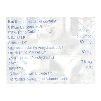 Calcimax K2 Plus Tablet 15'S - Supplements-Cal