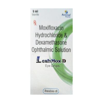 LESHMOX D Eye Drops 5ml - Eye Infections-Eaa