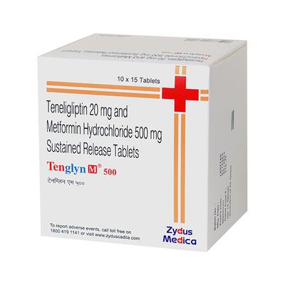 Tenglyn M 500mg Tablet 15'S - Diabetes-Ant