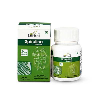 Jairishi Spirulina Veg Capsule 60's - Speciality Medicines