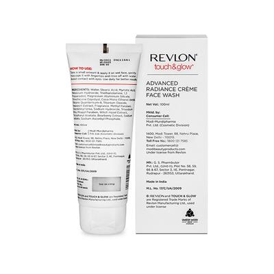 Revlon Touch & Glow Advanced Radiance Creme Face Wash 100ml - Face Wash & Cleansers