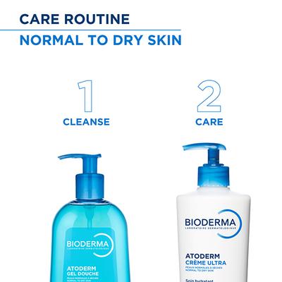 Bioderma Atoderm Creme Ultra-Nourishing - Moisturizer For Normal To Sensitive Dry Skin 500 ml - Face Moisturizers