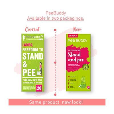 Peebuddy Ladies Stand and Pee Disposable Urination Funnel 20's - Intimate Care