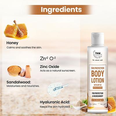 TNW The Natural Wash Body Lotion with SPF 30 100 ml - Lotions & Creams