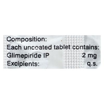 Glimiprex 2mg Tablet 10'S - Diabetes-Ant