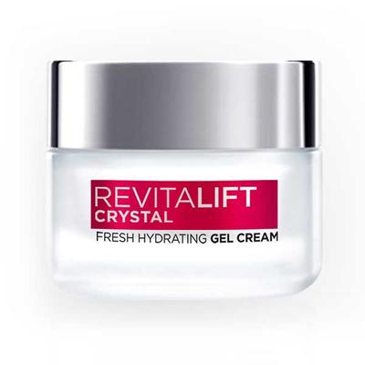 L'Oreal Paris Revitalift Crystal Fresh Hydrating Gel Cream, Oil-Free Face Moisturizer With Salicylic Acid 50 ml - Face Moisturizers