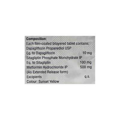 DAPAONE SM 500 Tablet 10's - Diabetes-Ant