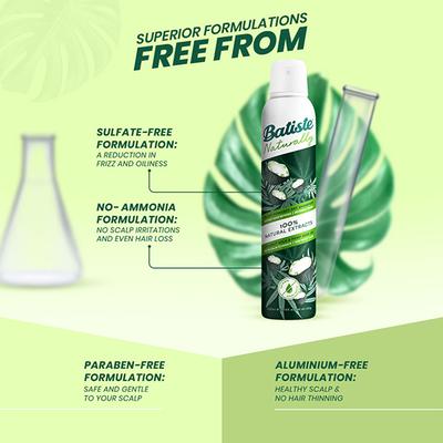 Batiste Naturally Coconut Hemp Dry Shampoo 200 ml - Dry Shampoos & Conditioners