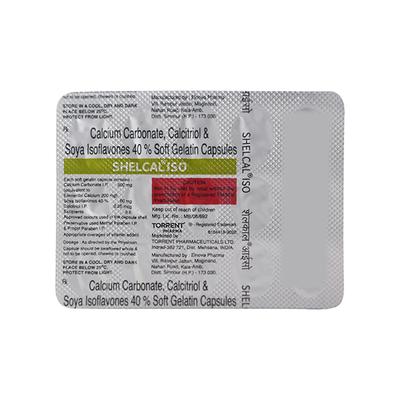 Shelcal Iso Capsule 15'S - Osteoporosis-Age