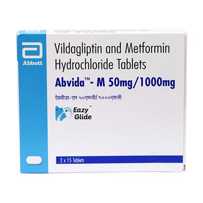 ABVIDA M 50/1000mg Tablet 15's - Diabetes-Ant