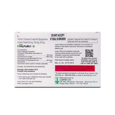 LUPIN VILFURO G Capsule 3X10's - Asthma/COPD-Ast