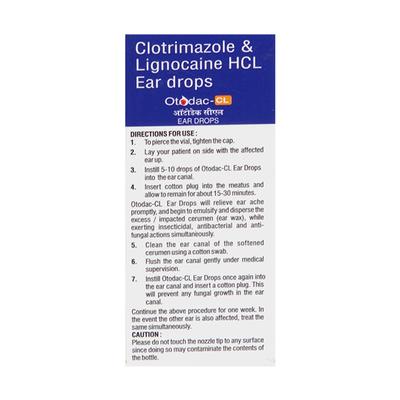 Otodac CL Ear Drops 10ml - Ear Conditions-EAA
