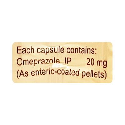 Omez 20mg Capsule 20'S - Ulcer/Reflux/Flatulence-Aaa