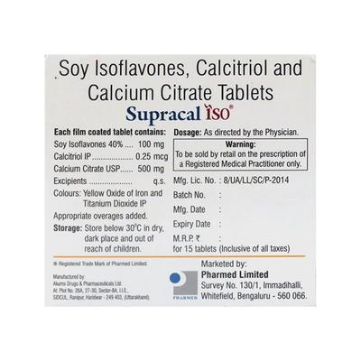 Supracal Iso Tablet 15'S - Bone Metabolism-Age