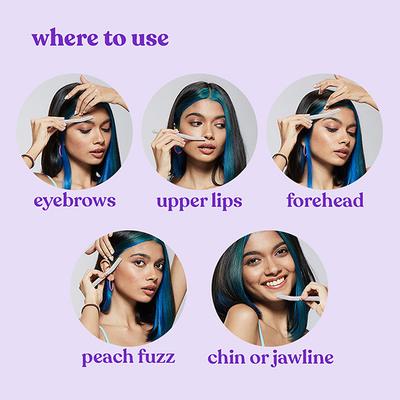 Bombae Face & Eyebrow Razor for Women 4's - Shaving & Hair Removal