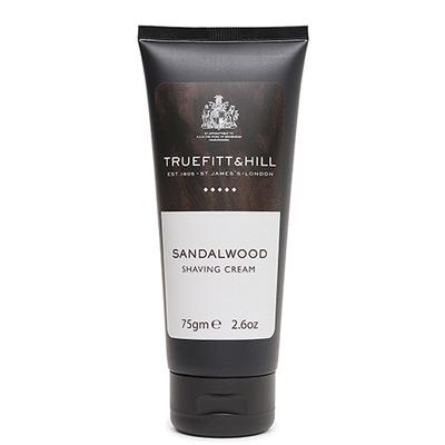 Truefitt and Hill Sandalwood Shave Cream Tube Essential Grooming Collection For Men Suitable For Normal and Dry Skin 75 ml - Shaving Creams