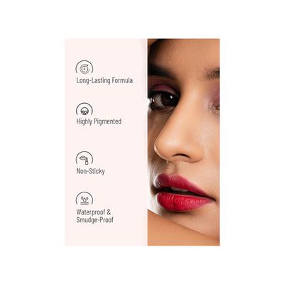 Swiss Beauty Ultra Smooth Matte Liquid Lipstick, Shade- Garnet 6 ml - Liquid Lipsticks