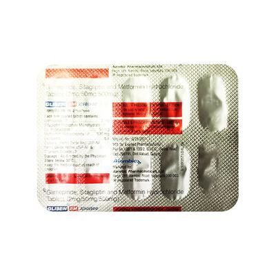 GLISEN SM 2/50/500 Tablet 10's - Diabetes-Ant