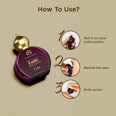 The Man Company 100% Alcohol-Free Attar Perfume for Men - Fatah Emir Collection 12 ml - Men Perfumes (Edt/Edp)