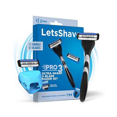 LetsShave Pro 3 Shaving Razor - Men - Razors & Cartridges
