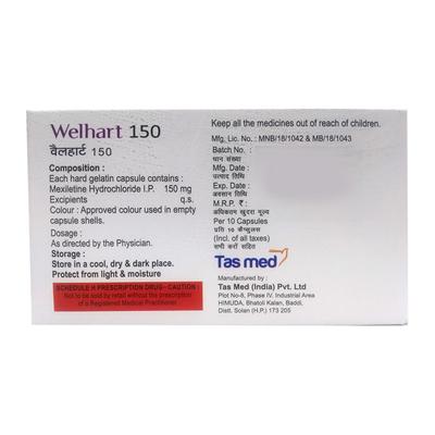WELHART 150 Capsule 10's - Arrhythmiasis