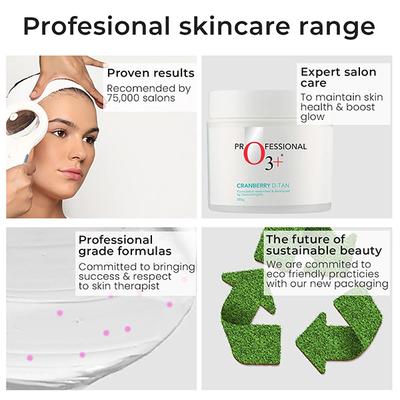 O3+ Cranberry D-Tan 300 gm - Masks & Peels
