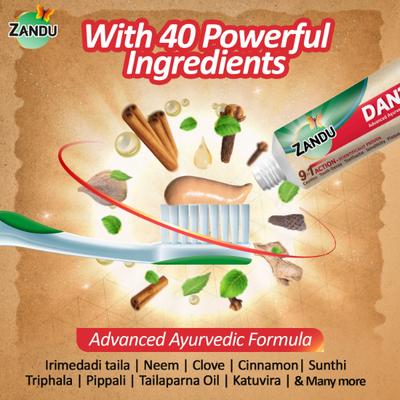 Zandu DantVeer Tooth Paste 100 gm - Toothpaste