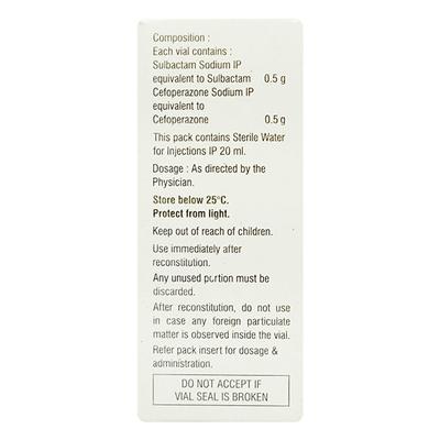 Zostum 1gm Injection 1's - Bacterial Infections-Cep